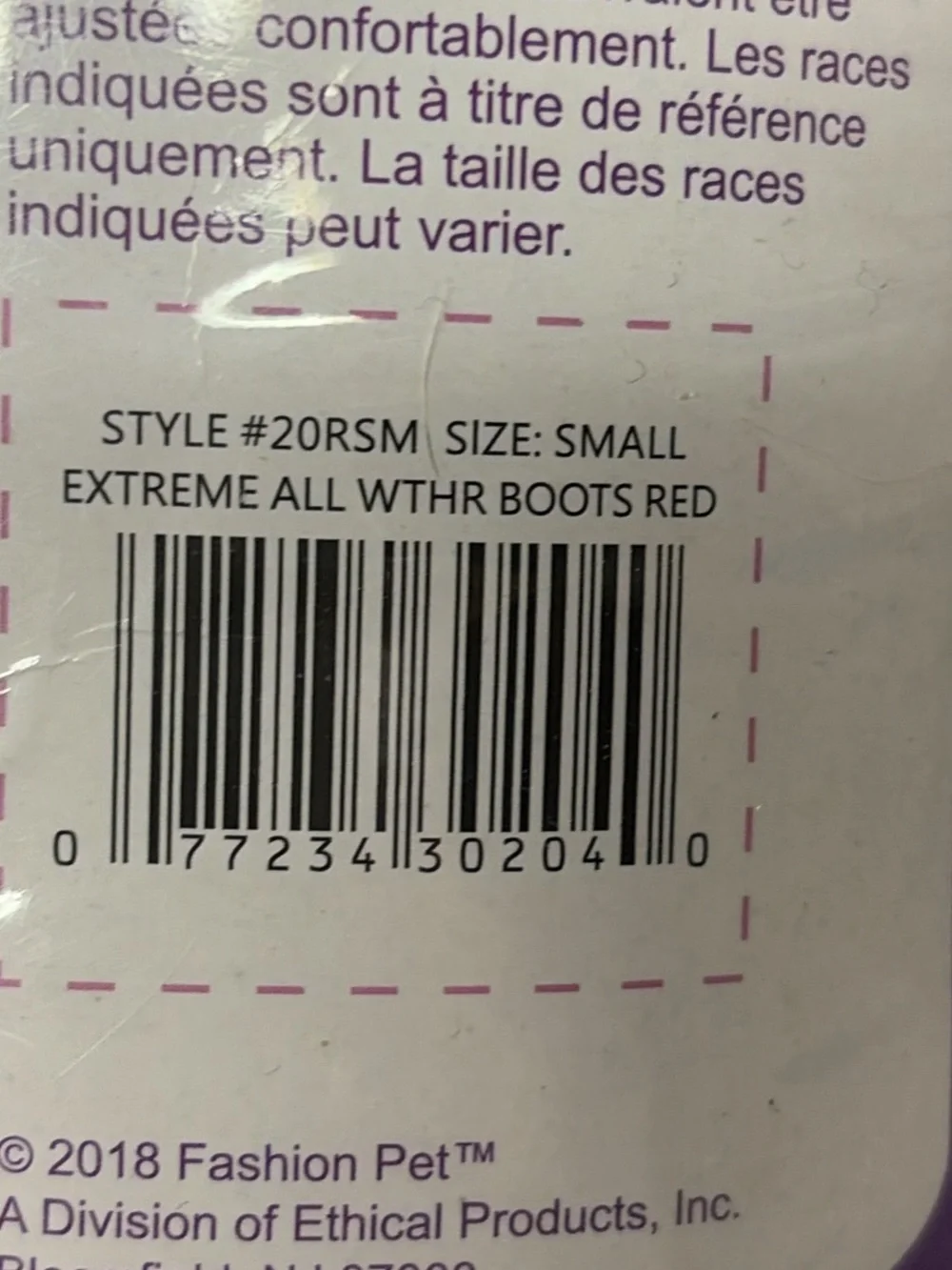 Fashion Pet Weather Boots Red and Black for Small Dogs